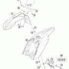 50 SX MINI CHASSIS Обтекатель , крылья