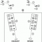250 XCFW ENGINE Клапана
