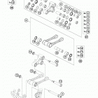 450 SXF FACTORY EDITION CHASSIS Соединение рычагов