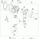 450 SXF FACTORY EDITION ENGINE Корпус Дросселя