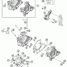 50 SX MINI ENGINE Картер двигателя