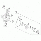RC 390 WHITE ENGINE Водяной насос