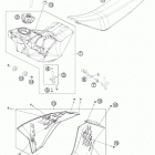65 SX CHASSIS Бак,сидение
