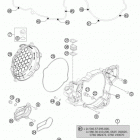 250 SX ENGINE Кожух сцепления