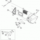 690 DUKE BLACK CHASSIS Воздушный фильтр