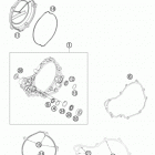 250 XCF ENGINE Кожух сцепления