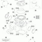 250 SX ENGINE Цилиндр,головка цилиндров