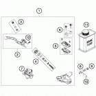 65 SX CHASSIS Главный цилиндр тормозной