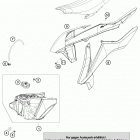 450 SXF FACTORY EDITION CHASSIS Бак,сидение