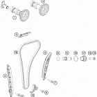 250 SXF FACTORY EDITION ENGINE Газо-распределительный механизм