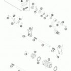 450 XCF ENGINE Механизм переключения