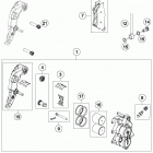 690 ENDURO R CHASSIS Передний тормозной суппорт