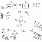 350 XCFW CHASSIS Электрика