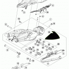 1290 SUPERDUKE R BLACK CHASSIS Бугель