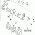 65 SX CHASSIS Brak caliper front