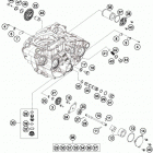 450 XCF ENGINE Масляная система