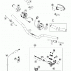 690 DUKE BLACK CHASSIS Руль