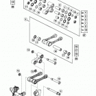 450 XCF CHASSIS Соединение рычагов