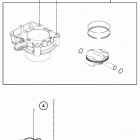 250 SXF FACTORY EDITION ENGINE Цилиндры