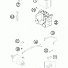 350 XCF CHASSIS АКБ