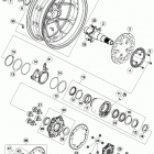1290 SUPERDUKE R BLACK CHASSIS Заднее колесо