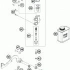 50 SX CHASSIS Тормозной цилиндр задний