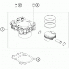 RC 390 WHITE ENGINE Цилиндры