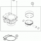 350 EXCF ENGINE Цилиндры