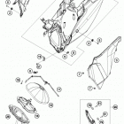 350 XCFW SIXDAYS CHASSIS Воздушный фильтр
