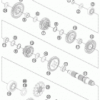 1190 ADV R ENGINE Трансмиссия 2-контрпривод
