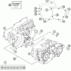 FREERIDE 250 R ENGINE Картер двигателя