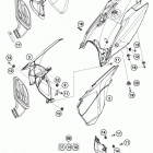 85 SX CHASSIS Воздушный фильтр