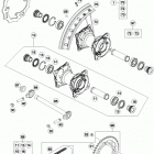 85 SX CHASSIS Заднее колесо