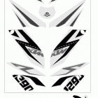 1290 SUPERDUKE R ORANGE CHASSIS Наклейки