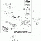 450 SXF FACTORY EDITION CHASSIS Главный цилиндр тормозной