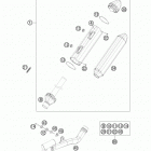 350 XCF CHASSIS Глушитель