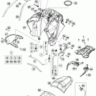 1190 ADV GREY CHASSIS Бак,сидение