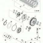 350 EXCF ENGINE Сцепление