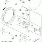 65 SX CHASSIS Заднее колесо