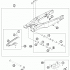 350 XCF CHASSIS Маятник