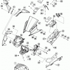 RC 390 WHITE CHASSIS Обтекатель , крылья