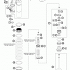 350 XCF CHASSIS Амортизатор в разборе