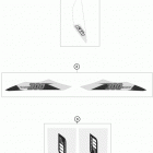 300 XCW CHASSIS Наклейки