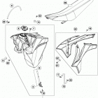 200 XCW CHASSIS Бак,сидение