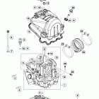 690 ENDURO R ENGINE Головка цилиндра