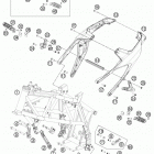 690 DUKE BLACK CHASSIS Рама