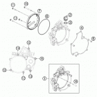 50 SX ENGINE Кожух сцепления