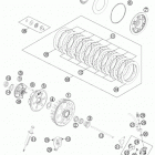 450 XCW ENGINE Сцепление