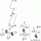 1290 ADV WHITE CHASSIS Передний тормозной суппорт