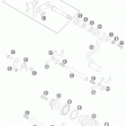85 SX ENGINE Механизм переключения
